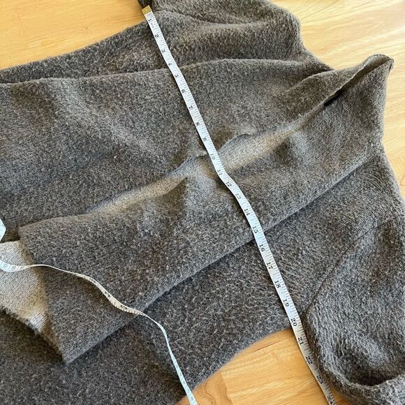 Zara knit cardigan wool blend open sweater green size small - Picture 11 of 13